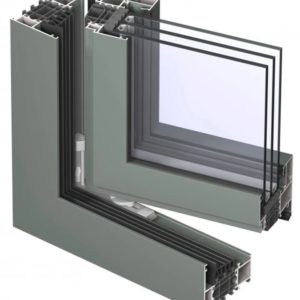 Алюминиевое окно 900×1200 мм. /серия GFT1425